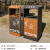 定制定制户外垃圾桶不锈钢公共场合果皮箱大号分类环卫室外小区公 钛金桶