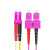 胜为 光纤跳线 LC-SC 多模双芯 紫色 25m FLSO-2250