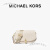 迈克.科尔斯（MICHAEL KORS）【檀健次同款】MICHAEL KORS Mila 系列中号皮质手袋 黑色 987(豹纹肩带)