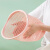 贝傅特 塑料纸篓 学校教室厨房卫生间办公室简约镂空无盖收纳清洁卫生垃圾筒 小号粉色3个装