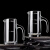 驰诺加厚分酒器饭店商用高端强化洋红酒醒扎壶 （强化水晶6只装）100ml分酒器