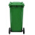 益美得 YY120A 可定制加厚挂车垃圾桶大号户外环卫酒店物业保洁桶 绿色120L挂车款