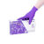 紫色保特/U2100友利格一次性紫色厚款无硅处理丁晴手套/每盒100只 紫色 L/大号100只 现货