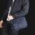 欧迪鸟品牌新款大容量男包单肩包男帆布斜挎包男士牛津布横款运动背包 横款黑色迷彩 32*11*26cm