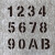 藏狐 abs板镀锌板金属镂空喷漆定制数字母字漏牌定制