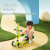 酷骑（COOGHI） 滑板车1-3岁儿童酷奇二三四合一男4-6岁宝宝女踏板车新年礼物 酷骑绿二合一【发光款】
