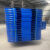 钢制圆角叉车托盘仓储重型货架物流运输卡栈板防潮垫板工业铁托 蓝色140*160*8cm重型加厚