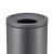 南 GPX-110YB 水泥灰色  港式斜口垃圾桶 金底 不锈钢防指纹垃圾桶商用户外室内垃圾桶