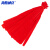 海斯迪克 HKL-330 水果网袋网兜 尼龙塑料小网眼袋 70cm 红色加厚100个