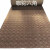 七彩阁 防滑满铺地垫商用楼梯走廊整铺条纹地毯 2米宽 单位：米 咖驼六角提花（约5毫米）
