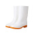 钢米 雨鞋男士水鞋雨靴防滑防水水靴 中筒单层 (单位：双) 42 白色