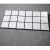 北欧黑白格子砖厕所厨房卫生间墙砖亮光瓷砖地铁砖面包砖300x600 亮光黑线18格 300*600