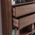 赫兰菲 实木书架北美黑胡桃木落地现代简约客厅组合原木多层书柜可定制 北美白橡木132*30*247.8cm