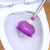 金诗洛 通马桶神器 疏通器 厕所下水道堵塞拔子工具 紫色 JM-0009
