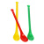 战驴塑料药勺彩色双头量勺实验室分装取样勺微量药匙加厚大中小塑料勺 塑料药勺【3x1】5组