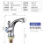 仁聚益卫生间面盆水龙头洗手洗脸盆洗漱台阀芯台下盆单冷龙头 塑钢龙头+60管