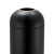 南 GPX-110UA 铁喷黑色 港式子弹头垃圾桶 金底 商用户外室内垃圾桶