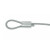 冰禹 BYC-116 钢丝绳配件 8字形双孔铝套 铝扣铝扎头 快速夹头钢丝卡 3mm100个 