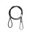 定制不锈钢保险链钢丝绳黑色保险绳舞台灯钩保险绳灯光配件安全绳 4.0mm不锈钢