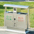 YUETONG/月桐 户外垃圾桶不锈钢二分类垃圾桶果皮箱 YT-D0001 1000×380×1000mm 