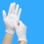 小象优服201524棉手套作业礼仪文玩手套品质检手套厚款XL白色*120双【可定制】