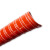 红色耐高温管硅胶钢丝软管风管耐300度 50 76 80 90 矽胶排风热风 内径(2.5寸)64mm-4米