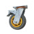 可立摩 工业橡胶轮 推车货轮 8  刹车轮