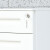 盛美特 钢制活动柜文件柜带锁桌下资料柜移动矮柜储物柜铁皮柜三抽抽屉柜 一字拉手-优雅白