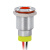 金属指示灯LED信号灯380v220v24v12v通用小型防水电源指示灯 红色 6mm  3V