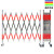 伸缩围栏可移动不锈钢工地施工围栏安全防护栏电力绝缘围栏幼儿园围挡 不锈钢片式伸缩围栏 不锈钢片型1.2*4米