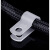 聚维德 R型塑料线管夹 10.4mm白色 每个夹包螺钉1个 单位：个
