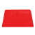 食安库 食品级清洁工具 聚丙烯手刮板 金属可探测 宽度168mm 红色 40144