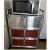 放碗柜厨房橱柜简易柜子储物柜置物架收纳柜多功能组装经济型 三层六门加宽红色72*35*104cm