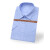 中神盾DY5601男女短袖衬衫夏季新款38码蓝细斜（1-9套）