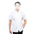 比鹤迖 BHD-3003 夏季薄款透气厨师工作服 短袖[白色]XL 1件