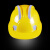 聚昊ABS加强反光安全帽工地施工领导防护头盔电力电工帽夜间劳保帽可印字-白色（三筋反光款） 白色 反光款 