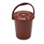 FW1286 垃圾桶过滤桶茶渣桶塑料茶台废水桶小过滤垃圾筒茶水桶 暗花款单桶