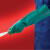 37-185丁腈宽口长袖耐油耐磨耐酸碱化学品工业用手套 绿色一双 M