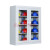 安全帽存放柜材质：Q235喷漆；尺寸：1700*900*360mm；容量：28格