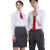 中神盾8500男女式长袖衬衫(100-499件价格）白色超细斜42码
