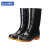 苏识 黑色中筒防水雨靴筒高30cm 单鞋款；S-S042-41