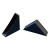 稳斯坦 W7078 (100个)直角塑料护角 铝材画框工艺品打包防撞保护角包角 50*50*18(黑色)
