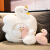 尤朵拉网红天鹅零食抱枕一大袋公仔玩偶可爱大鹅毛绒玩具一对情侣娃娃女 白色天鹅 55*45厘米(内含4个小天鹅)