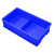 海斯迪克 HKCL-146 加厚塑料分格箱 五金盒零件盒收纳盒 物料盒分隔式周转箱 螺丝配件工具箱 大号8格 蓝