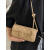 酷奇袋鼠（KUQIDAISHU）超火菱格链条斜挎小包包2024夏季新款包包女高级感时尚百搭小方包 卡其