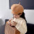 迪士尼（Disney）韩版春秋新款儿童帽子男童女童两戴时尚贝雷帽冬季百搭宝宝南瓜帽 贝雷帽-黑色 建议3-8岁(50-53cm)