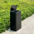 商用智能感应垃圾桶方形大容量办公室分类带盖果皮箱 黑色40+40升