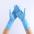一次性手套乳胶耐用加厚橡胶劳保防水防油家用家务洗碗食品级加长 12寸加厚加长蓝色 (100只盒装) XS