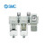 SMC AC20C/30C/40C系列 空气组合元件：空气过滤器+油雾分离器+减压阀 AC30C-03DE-B