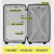 银座大容量行李箱简约商务拉杆箱开学登机箱A-2023 银色24英寸